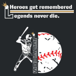 Heavy Blend Hooded Sweatshirt w/ Back Name Option Design