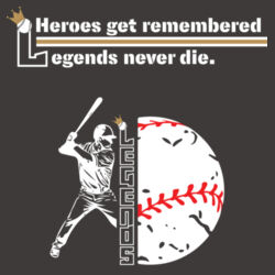 Youth Triblend Crew w/ Back Name Option Design