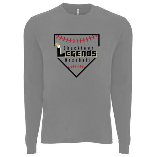 Unisex Sueded Long Sleeve Crew w/ Back Name Option Thumbnail