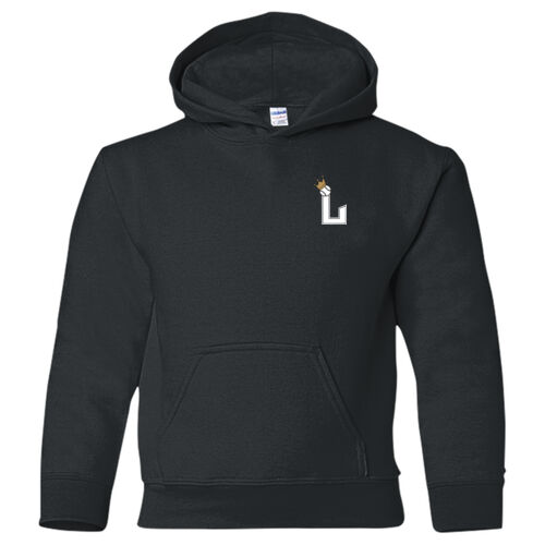Heavy Blend Youth Hooded Sweatshirt w/ Back Name Option Thumbnail