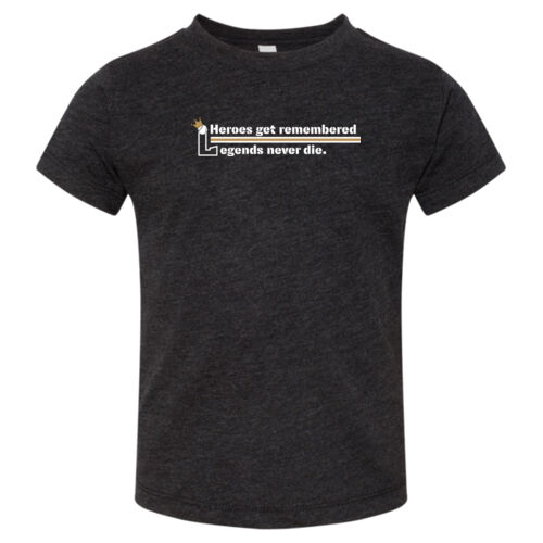 Toddler Triblend Short Sleeve Tee w/ Back Name Option Thumbnail