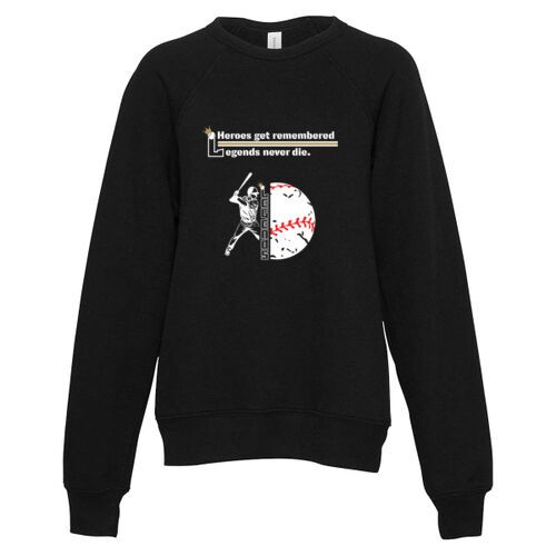 Youth Sponge Fleece Crewneck Sweatshirt w/ Back Name Option Thumbnail