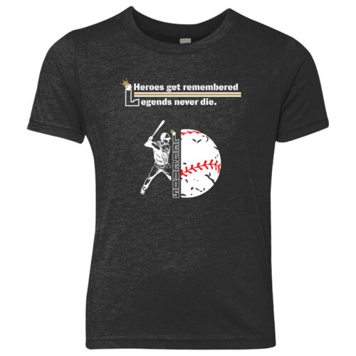 Youth Triblend Crew w/ Back Name Option Thumbnail