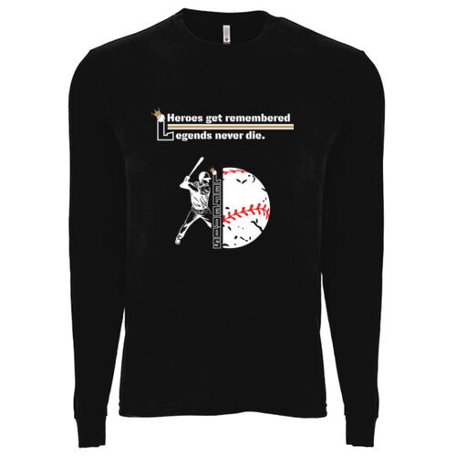 Unisex Sueded Long Sleeve Crew w/ Back Name Option Thumbnail