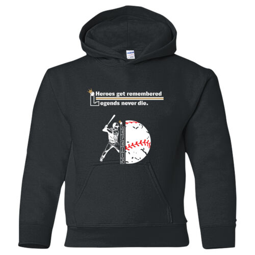 Heavy Blend Youth Hooded Sweatshirt w/ Back Name Option Thumbnail