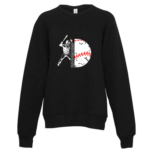 Youth Sponge Fleece Crewneck Sweatshirt w/ Back Name Option Thumbnail