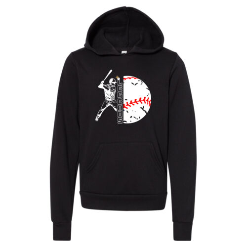 Youth Sponge Fleece Hoodie w/ Back Name Option Thumbnail