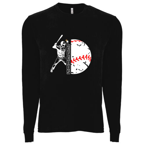 Unisex Sueded Long Sleeve Crew w/ Back Name Option Thumbnail