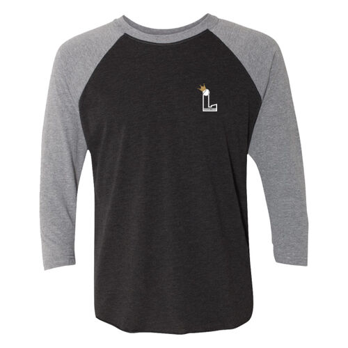 Unisex Triblend Three-Quarter Sleeve Raglan w/ Back Name Option Thumbnail