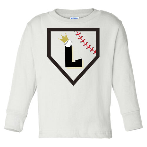 Toddler Long Sleeve Cotton Jersey Tee w/ Back Name Option Thumbnail