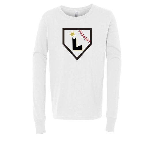Youth Long Sleeve Jersey Tee w/ Back Name Option Thumbnail
