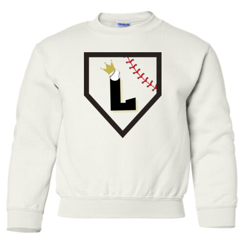 Heavy Blend Youth Crewneck Sweatshirt w/ Back Name Option Thumbnail