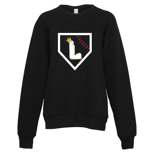 Youth Sponge Fleece Crewneck Sweatshirt w/ Back Name Option Thumbnail