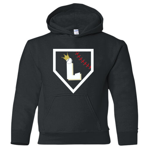 Heavy Blend Youth Hooded Sweatshirt w/ Back Name Option Thumbnail